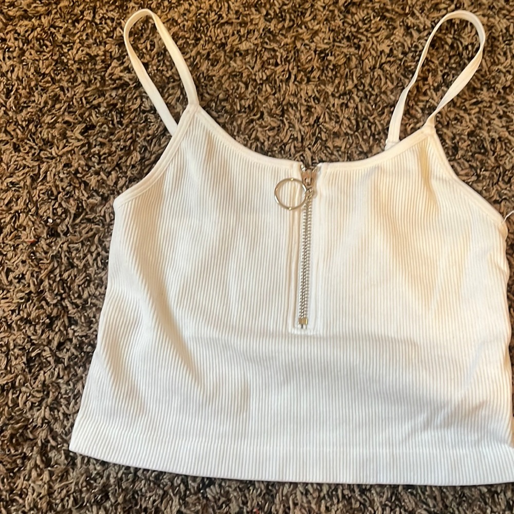 White tank top